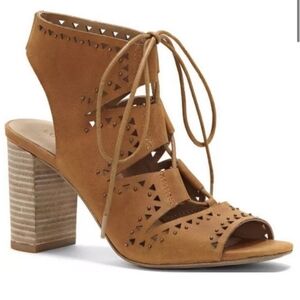 Lucky brand strappy leather heels